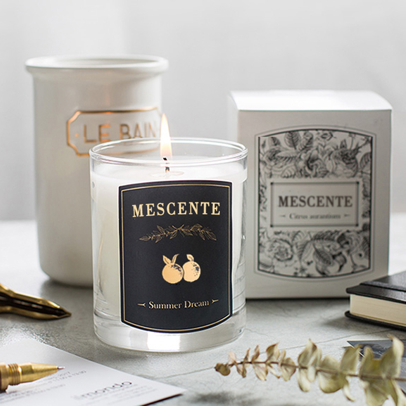 Dekoratívna luxusná masážna vlastná značka M&Scent s vôňou sójového vosku