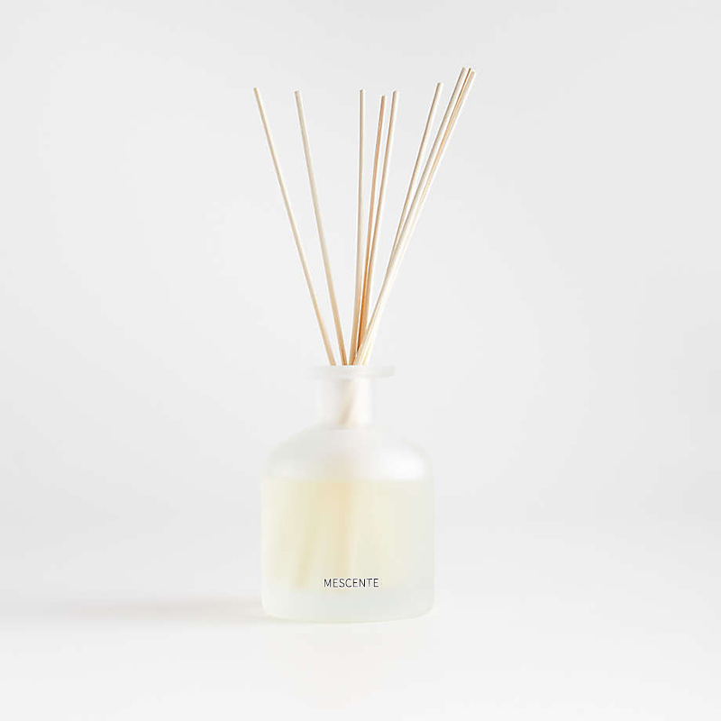 M&Scent luxusná privátna značka fialová farba aróma trstinový difuzér darčeková sada s krabičkou