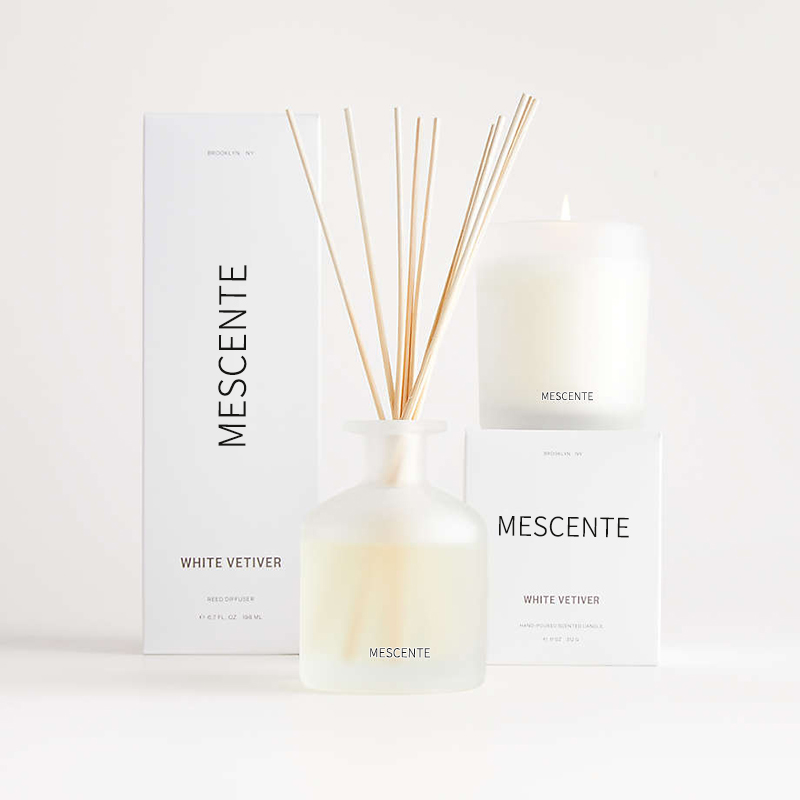 M&Scent veľkoobchodné luxusné vonné sviečky zo sójového vosku privátnej značky s krabičkou