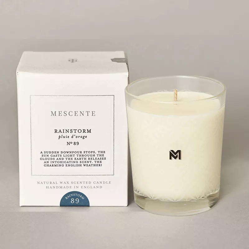 Veľkoobchodný predaj M&Scent Nové luxusné vianočné krištáľové dózy na zákazku Vonná cenálová sviečka Kerzen sviečkom