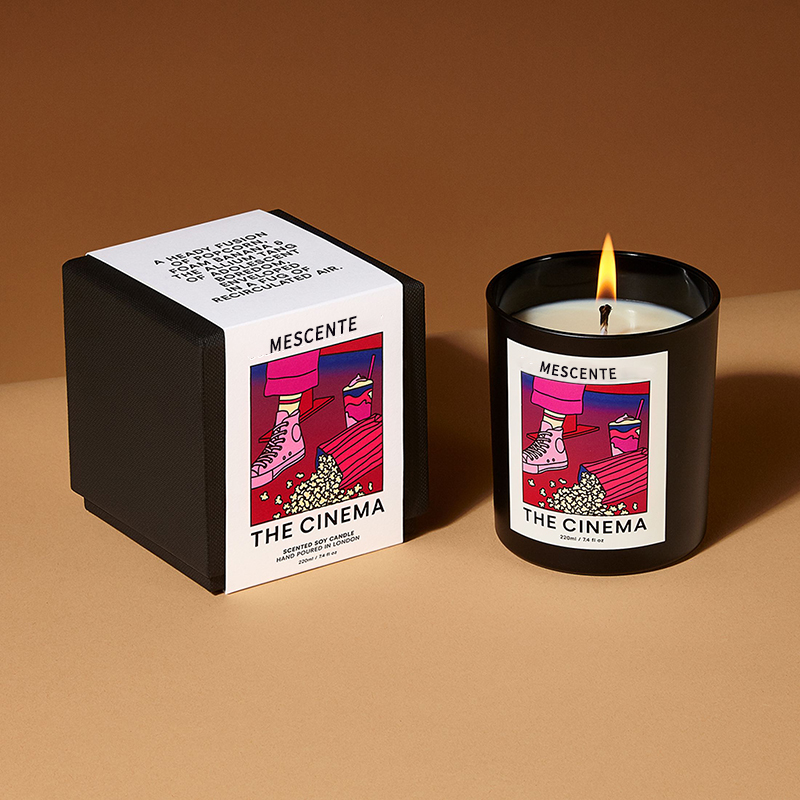 Veľkoobchodný predaj M&Scent Luxus Vlastná súkromná etiketa Ručne vyrábané vianočné kryštálové aromatické sviečky zo sójového vosku
