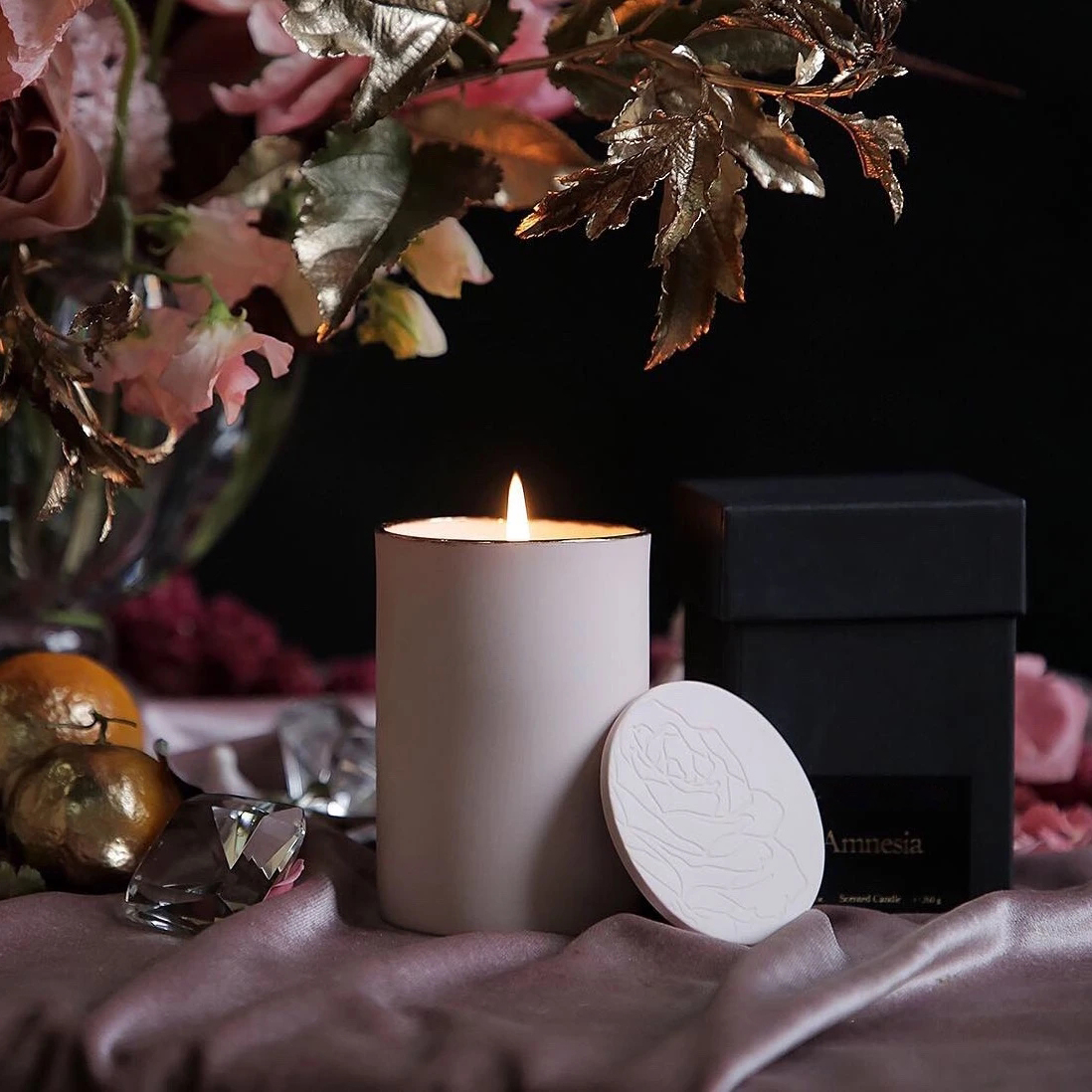 M&Scent veľkoobchodný luxusný držiak na poháre Lacné vonné vonné olejové sviečky Darčeková sada s logom