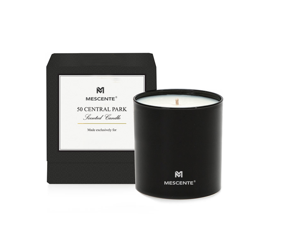 M&S vôňa Veľkoobchod Luxus Private Label Chrómové mužské aromaterapeutické sviečky 22 oz s kryštálmi vo vnútri