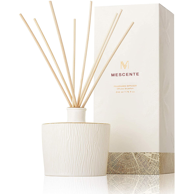 Veľkoobchodný predaj luxusných sklenených fliaš M&Scent Stik Fiber okrúhly skrutkovací aróma trstinový difuzér darčekové sady