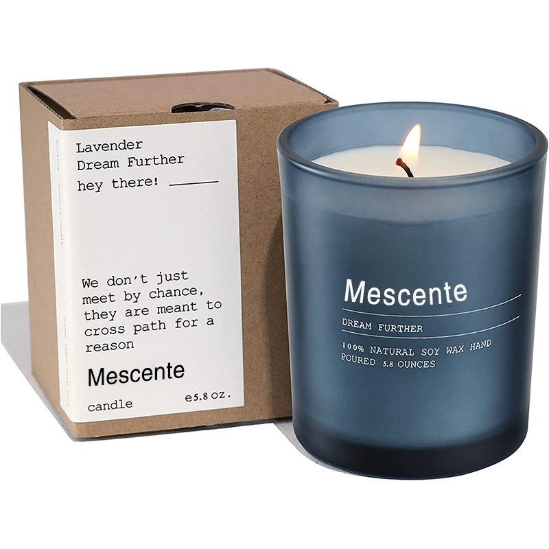 Vlastná svadobná dekorácia M&Scent Vonné sviečky jazmín a ylang ylang s nálepkami vo veľkom