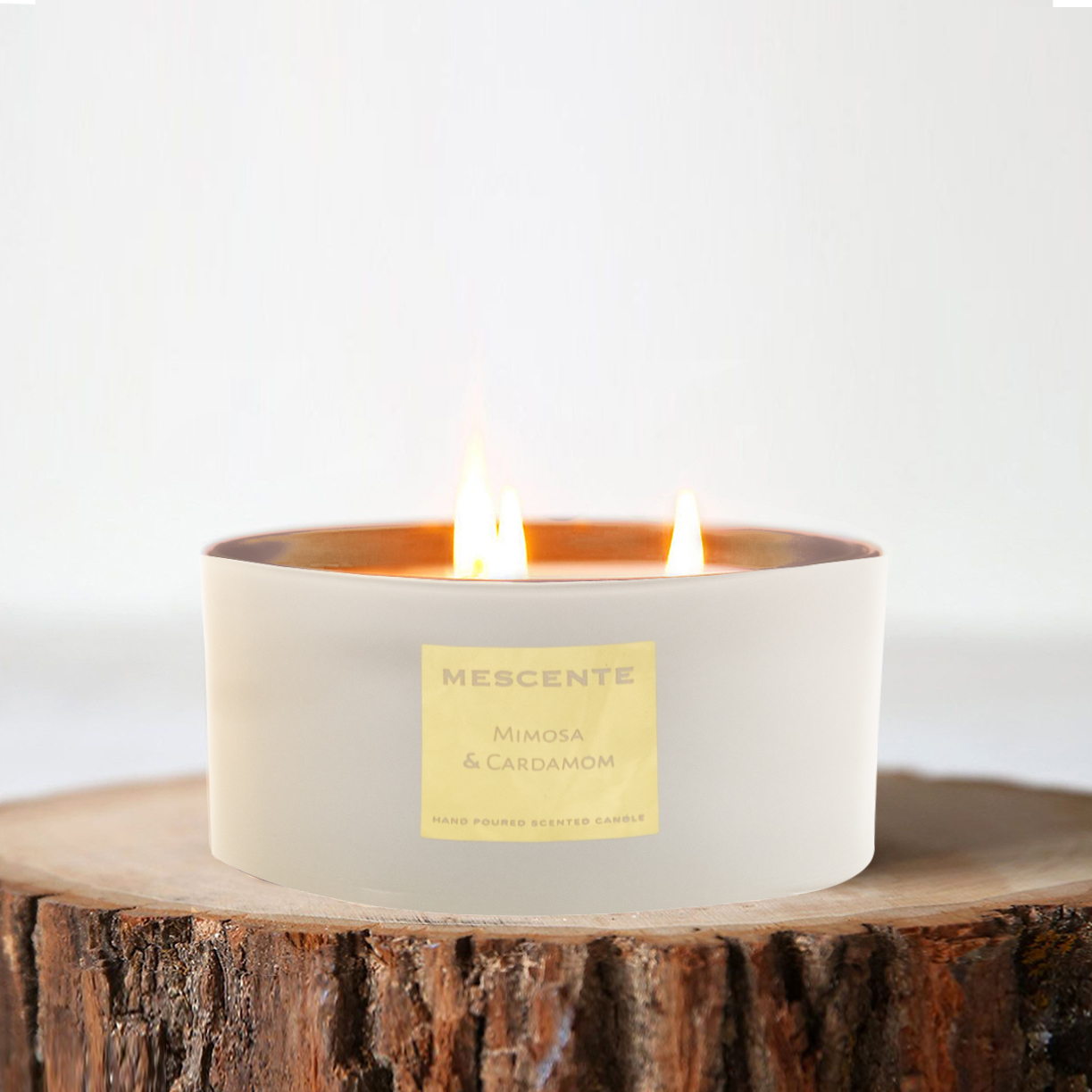 M&Scent veľkoobchodná dekoratívna aromaterapia darčeková súprava s 3 knôtmi s vôňou kokosovej palmy
