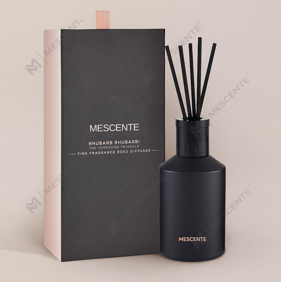 Decoration Oem Printed Box 20ml Square Ceramic Vranjes Wooden Cap House Parfum Aróma trstinový difuzérový olej