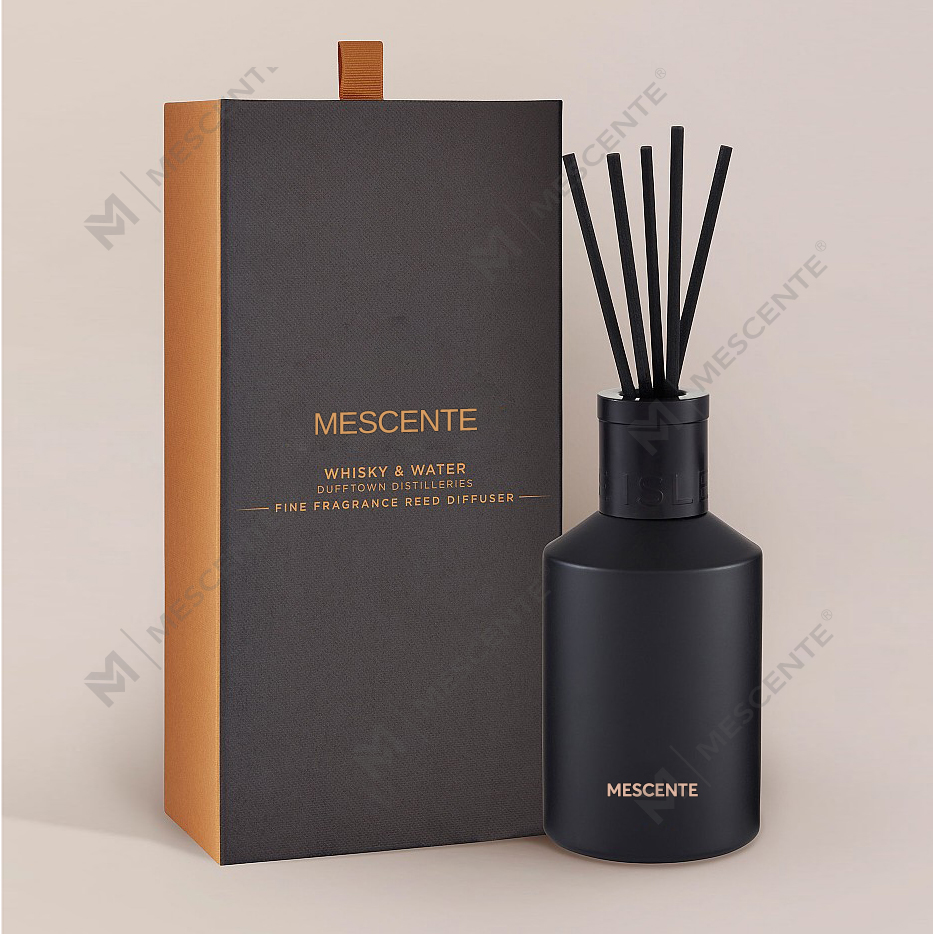 Decoration Oem Printed Box 20ml Square Ceramic Vranjes Wooden Cap House Parfum Aróma trstinový difuzérový olej
