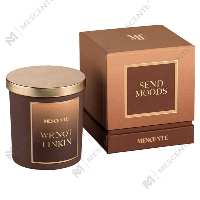 Veľkoobchodný predaj M&Scent Nové luxusné vianočné krištáľové dózy na mieru Voňavá sójová sviečka Kerzen s viečkom