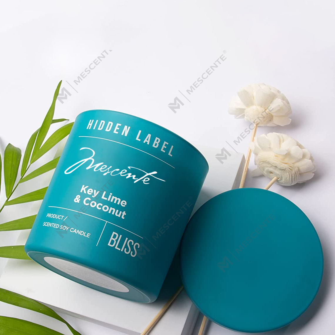 Veľkoobchodný predaj luxusných súkromných dóz M&Scent Sviečky zo sójového vosku s kryštálmi
