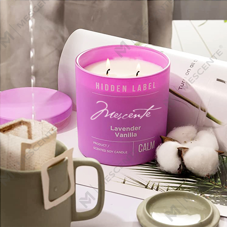 Veľkoobchodný predaj luxusných súkromných dóz M&Scent Sviečky zo sójového vosku s kryštálmi