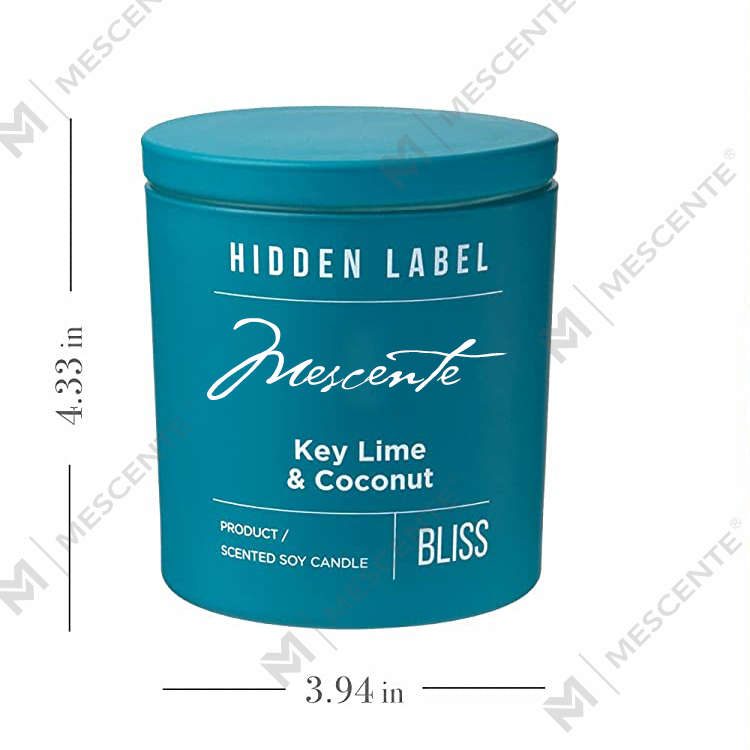Veľkoobchodný predaj luxusných súkromných dóz M&Scent Sviečky zo sójového vosku s kryštálmi