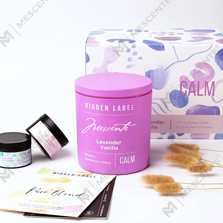 Veľkoobchodný predaj luxusných súkromných dóz M&Scent Sviečky zo sójového vosku s kryštálmi
