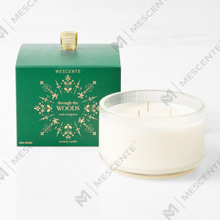 M&Scent Logo vyrobené na mieru Domáce organické voňavé sójové sviečky Privátna etiketa v sklenenej nádobe