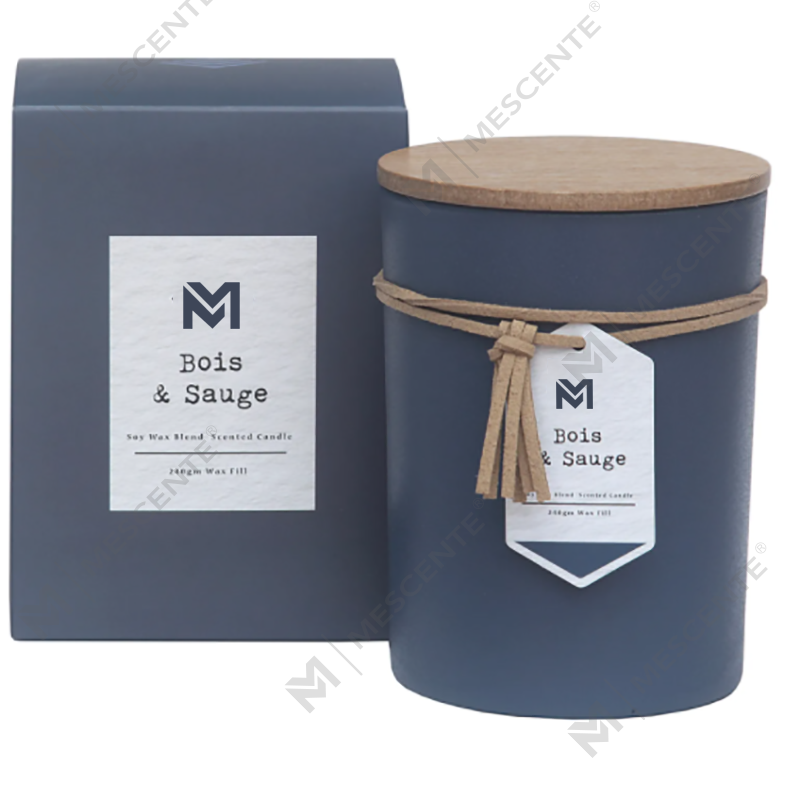 M&S vôňa Veľkoobchod Private Label Drevené viečko Aromaterapeutická vôňa Sójový vosk Sviečka Darčeková sada v sklenenej nádobe