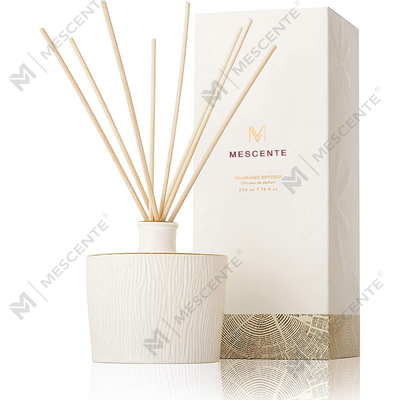 Veľkoobchodný predaj luxusných sklenených fliaš M&Scent Stik Fiber okrúhly drevený skrutkovací aróma trstinový difúzor darčekové sady