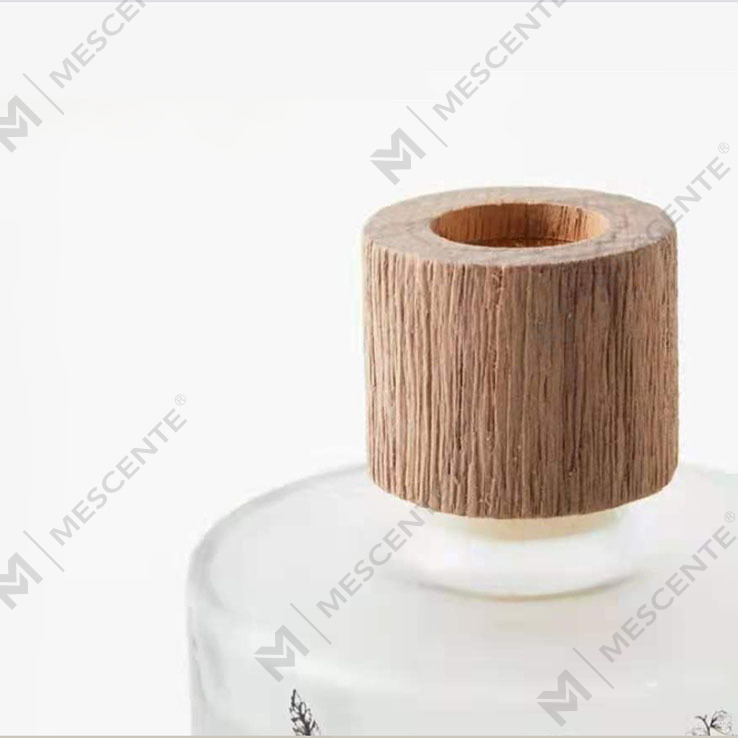 Veľkoobchodný predaj M&Scent Luxusné vlastné dekoratívne jantárové sklo Bez ohňa Jedinečný transparentný kvetinový aróma trstinový difúzor