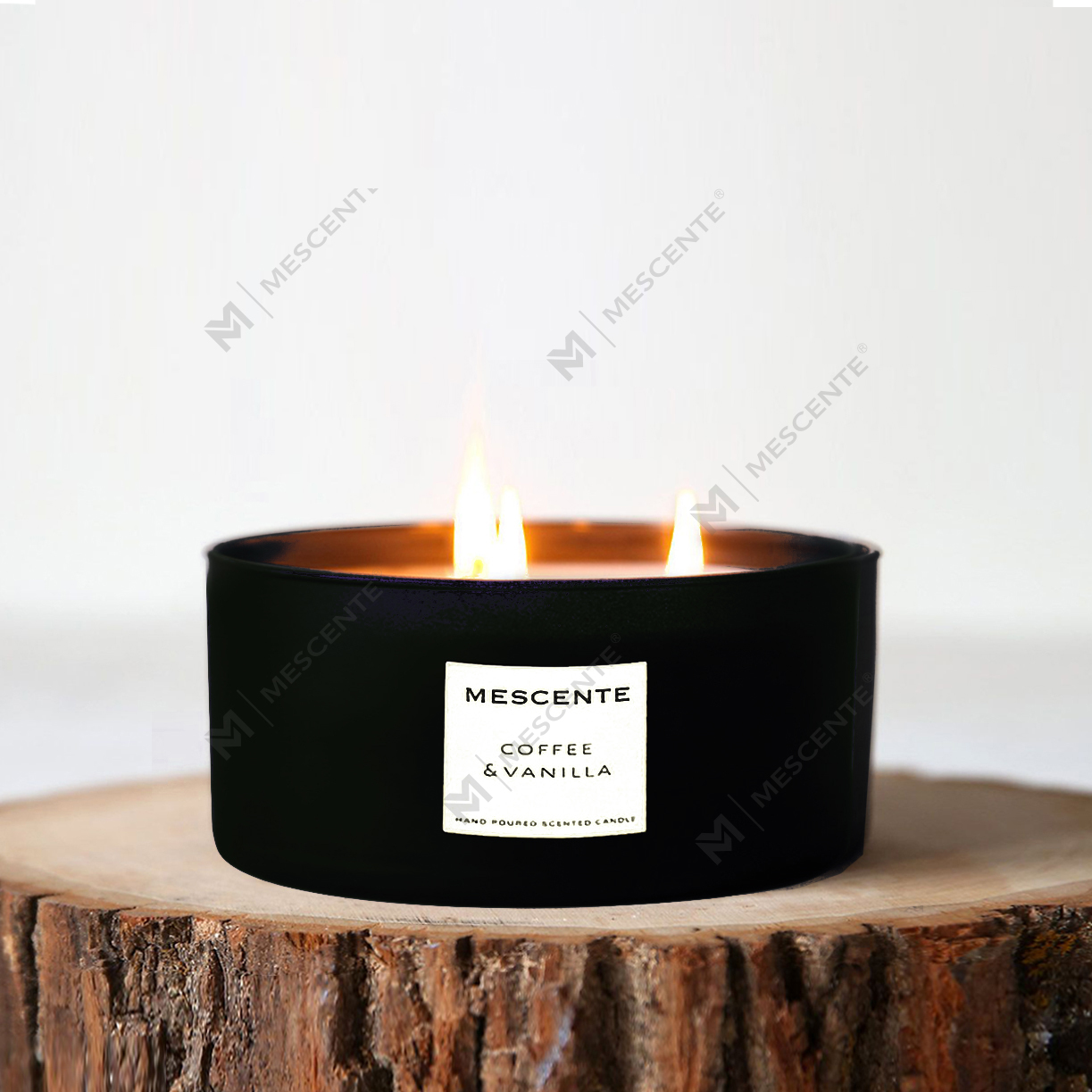 M&Scent veľkoobchodná dekoratívna aromaterapia darčeková sada s 3 knôtmi s vôňou kokosovej palmy