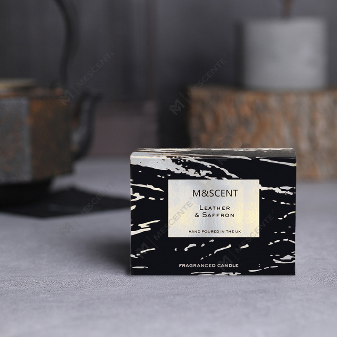M&Scent veľkoobchodná dekoratívna aromaterapia darčeková sada s 3 knôtmi s vôňou kokosovej palmy