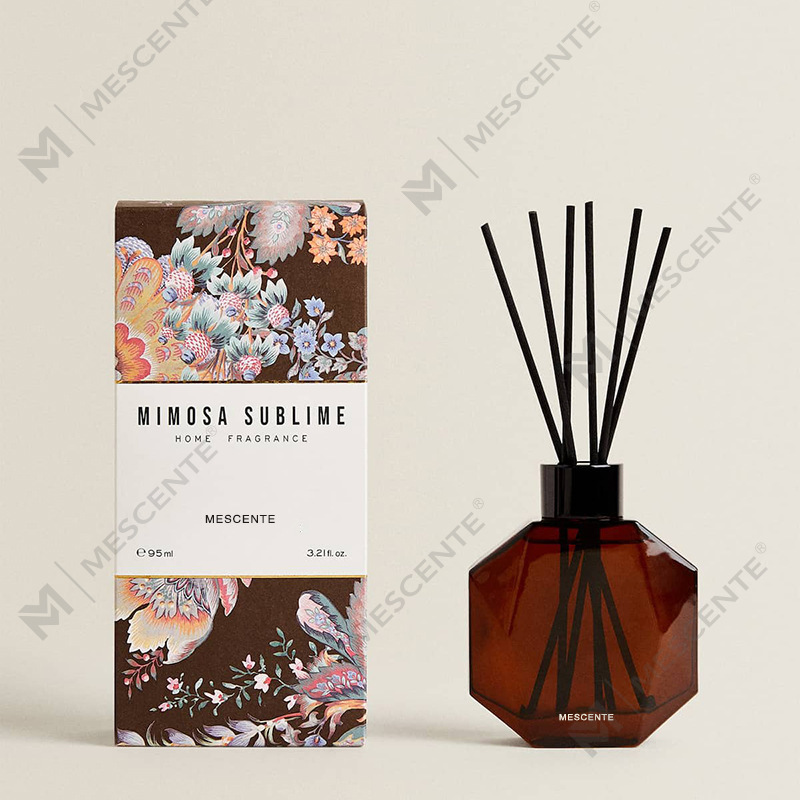 Veľkoobchodný predaj luxusných vlastných mini fliaš M&Scent Aromaterapeutický trstinový difuzérový olej s darčekovou krabičkou