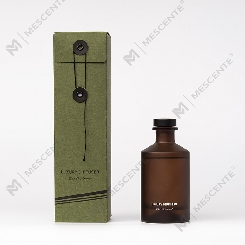 M&Scent Custom Luxusná fľaša z matného skla Home Essential Oil Reed difuzér