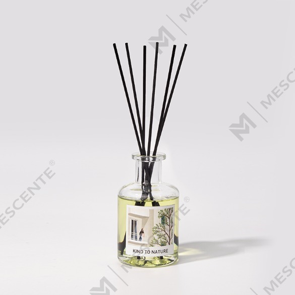 M&Scent Luxury 200 ml prispôsobená biela fľaša Drevené tyčinky Reed difuzér s krabičkou