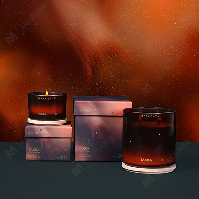 M&Scent luxusné ručne vyrábané vianočné ozdobné sviečky zo sójového vosku s darčekovou krabičkou