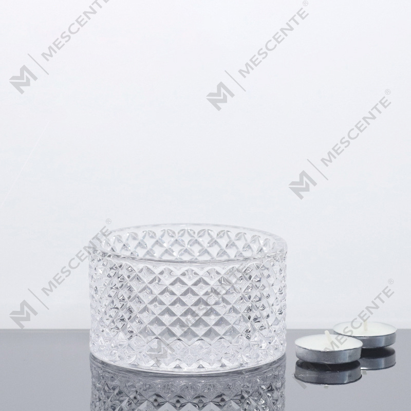 M&Scent veľké 3 knôtové ružové poháre na sviečky s viečkom vo veľkom, keramické poháre na sviečky na výrobu sviečok