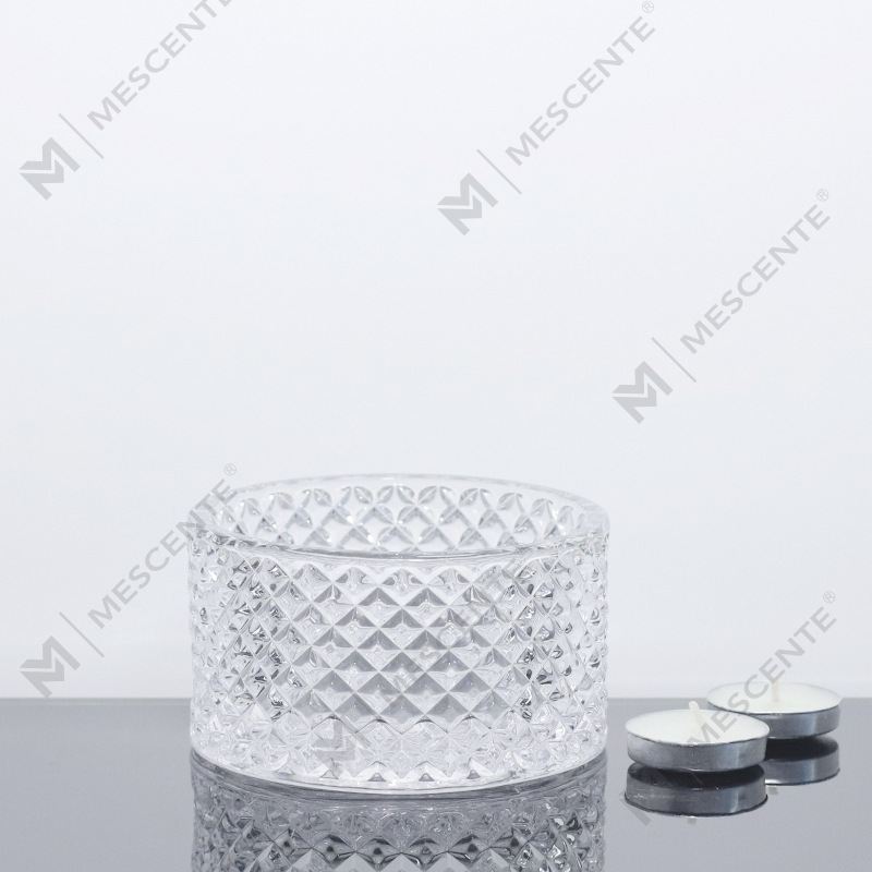 M&Scent veľké 3 knôtové ružové poháre na sviečky s viečkom vo veľkom, keramické poháre na sviečky na výrobu sviečok