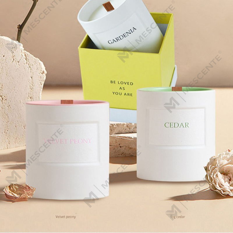 M&Scent veľkoobchod na mieru luxusné domáce vône sklenené nádoby vonné sviečky zo sójového vosku