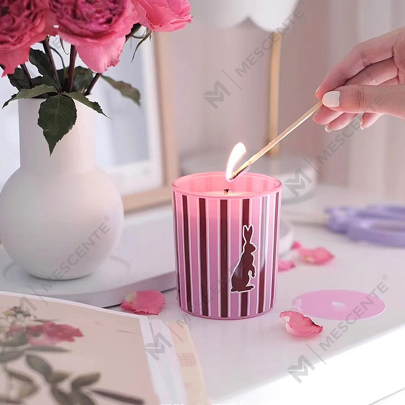 M&Scent veľkoobchod na mieru luxusné domáce vône sklenené nádoby vonné sviečky zo sójového vosku