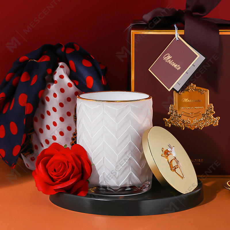 Veľkoobchody M&Scent Nádoba so súkromnou etiketou na mieru Aromaterapia Vonná vôňa Sójové sviečky s kryštálmi