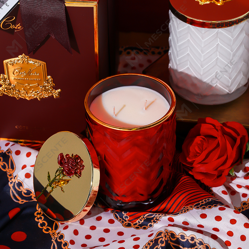 Veľkoobchody M&Scent Nádoba so súkromnou etiketou na mieru Aromaterapia Vonná vôňa Sójové sviečky s kryštálmi