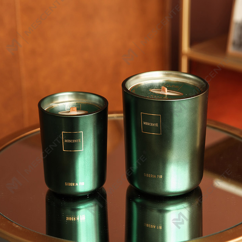 M&Scent veľkoobchod prispôsobený luxusný privátny štítok s vôňou sójový vosk Drevený knôt Aroma sviečka