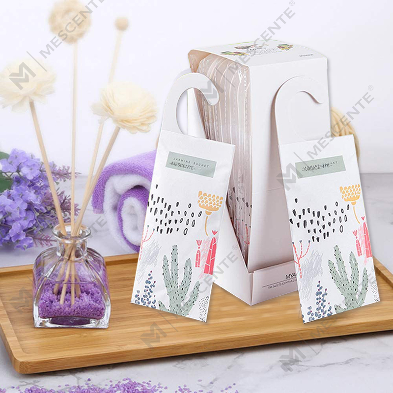 M&Scent Nový dizajn Prispôsobte si voňavé vrecúška Vrecúška na zavesenie, vrecúška s vôňou do šatníka