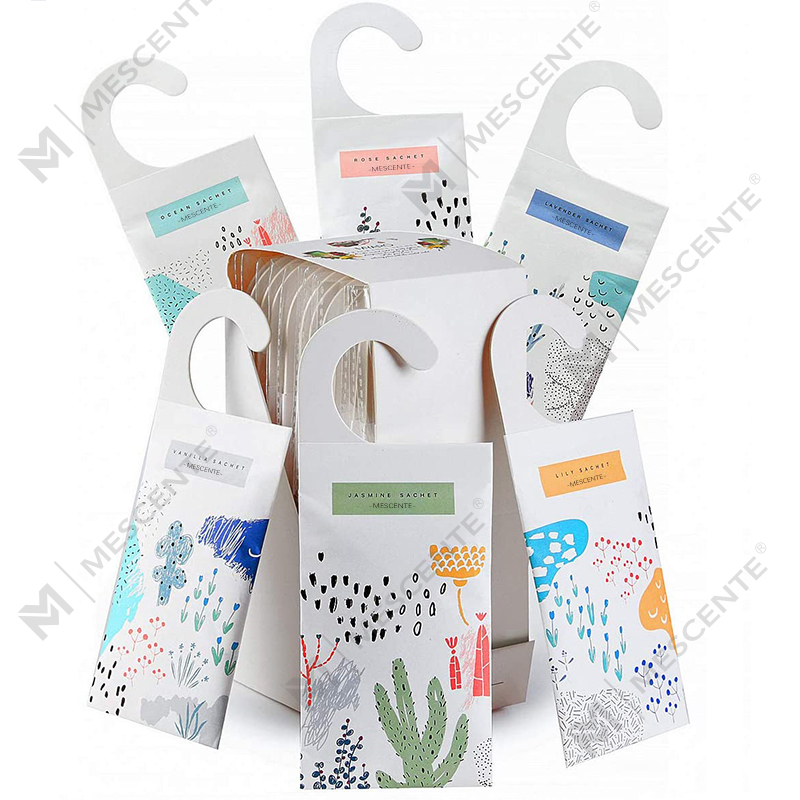 M&Scent Nový dizajn Prispôsobte si voňavé vrecúška Vrecúška na zavesenie, vrecúška s vôňou do šatníka