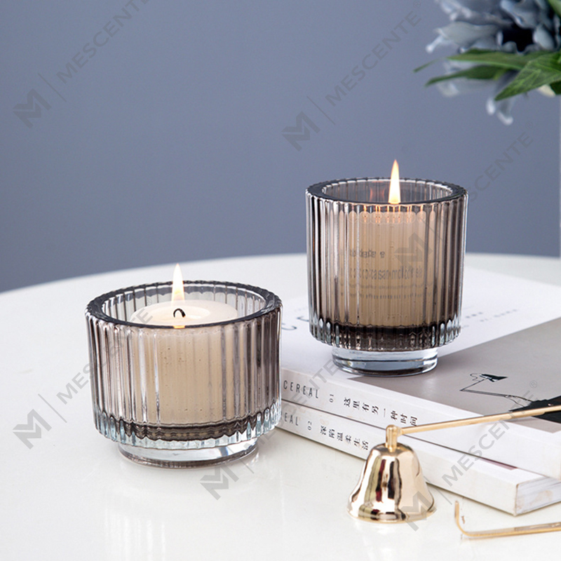 M&Scent Luxury Decor Sklenený krištáľový svietnik, svietniky vo veľkom
