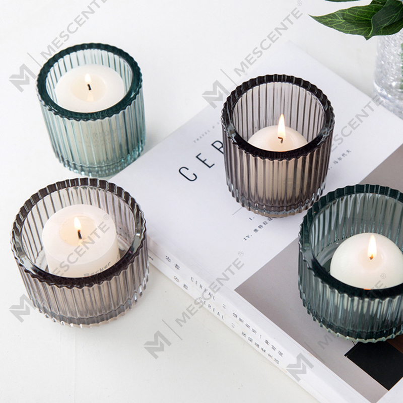 M&Scent Luxury Decor Sklenený krištáľový svietnik, svietniky vo veľkom