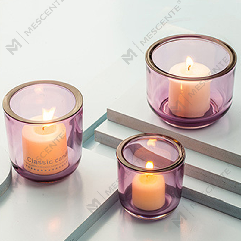 Dekoratívne krištáľové sklo M&Scent Deluxe, svietnik voľne ložený