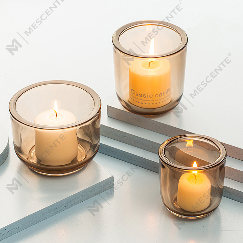 Dekoratívne krištáľové sklo M&Scent Deluxe, svietnik voľne ložený