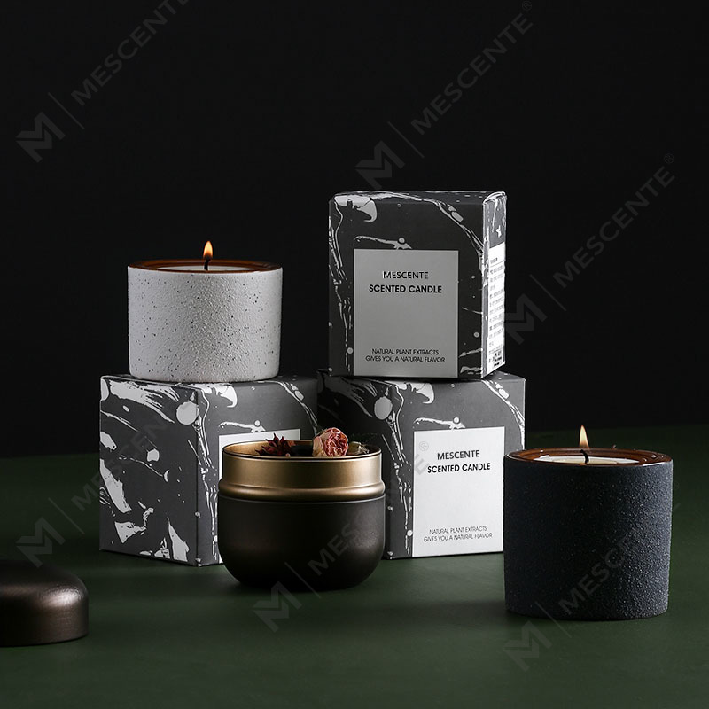 M&Scent prispôsobená dekoratívna luxusná súkromná značka Woodwick vonná sójová vosková sviečka