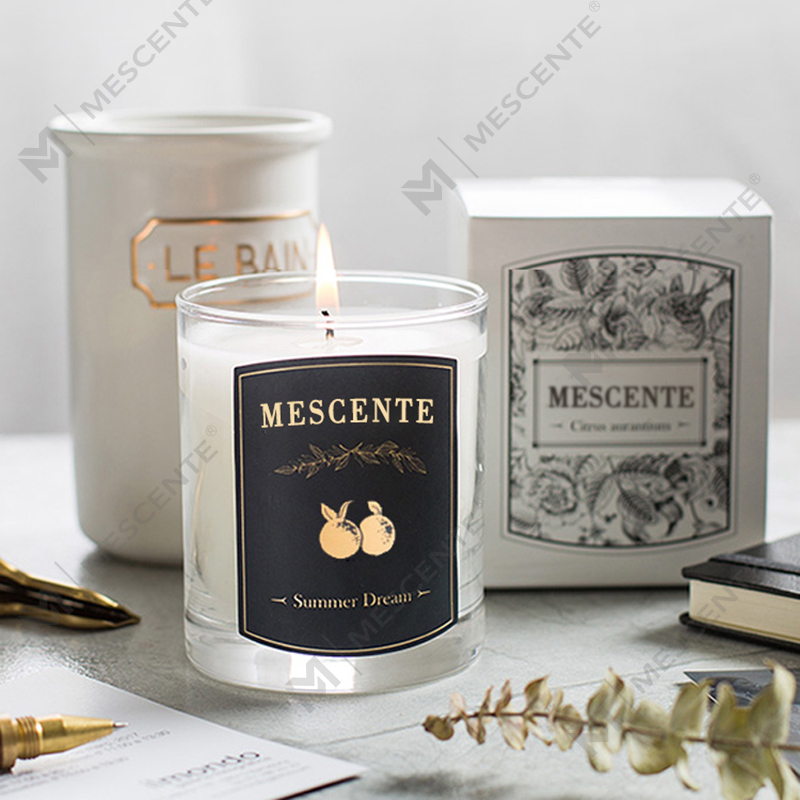 Dekoratívna luxusná masážna vlastná značka M&Scent s vôňou sójového vosku