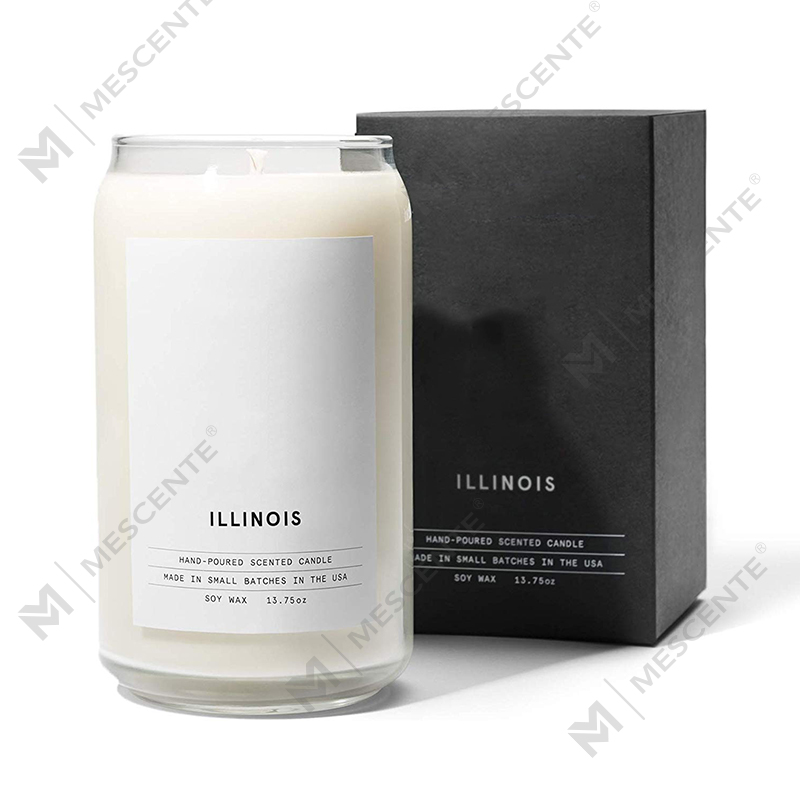 M&Scent organické prispôsobené keramické mliečne sviečky Woodwick, nádoba na sviečky