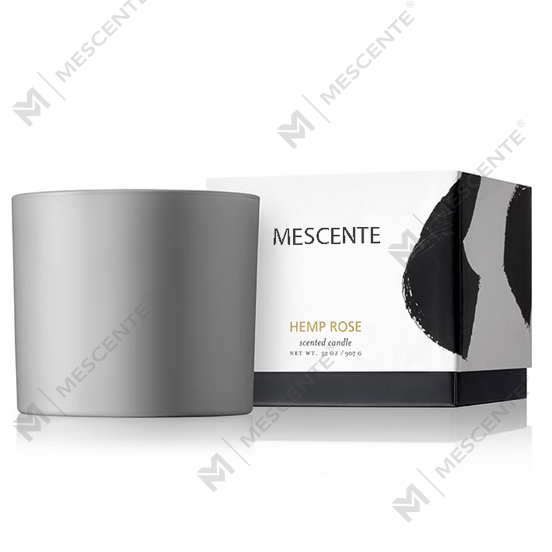 M&SCENT Natural Christmas Široko používaná sklenená nádoba Voňavá sviečka zo sójového vosku so skladacou krabičkou