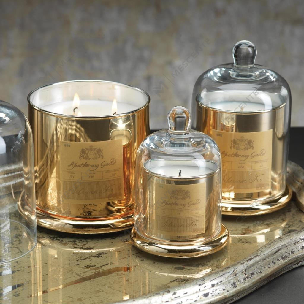 M&Scent Dekoratívny romantický svadobný zvon Pohár Sklenený kupolový kryt vonná sviečka A29275