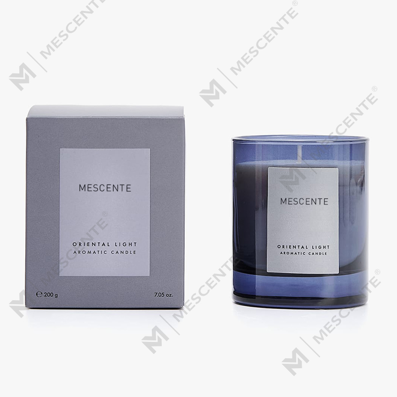 Luxusné vonné sviečky privátnej značky Mescente Crystal s aromaterapiou