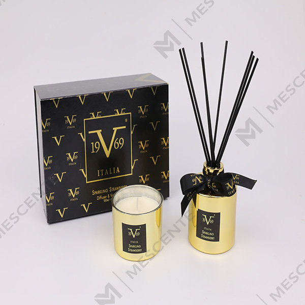 Darčeková súprava trstinového difuzéra M&Scent Home s vonnou sviečkou A29260-2