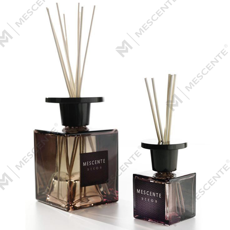 Mescente 2ks 120ml biely púpavový trstinový difúzor set, privátna značka trstinový difuzér