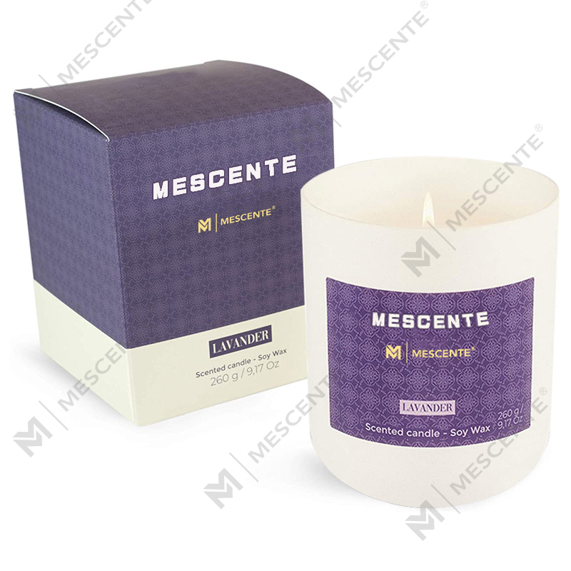 Mini sójové sviečky M&Scent Mason Jar, luxusné balenie mramorová sviečka sójový vosk