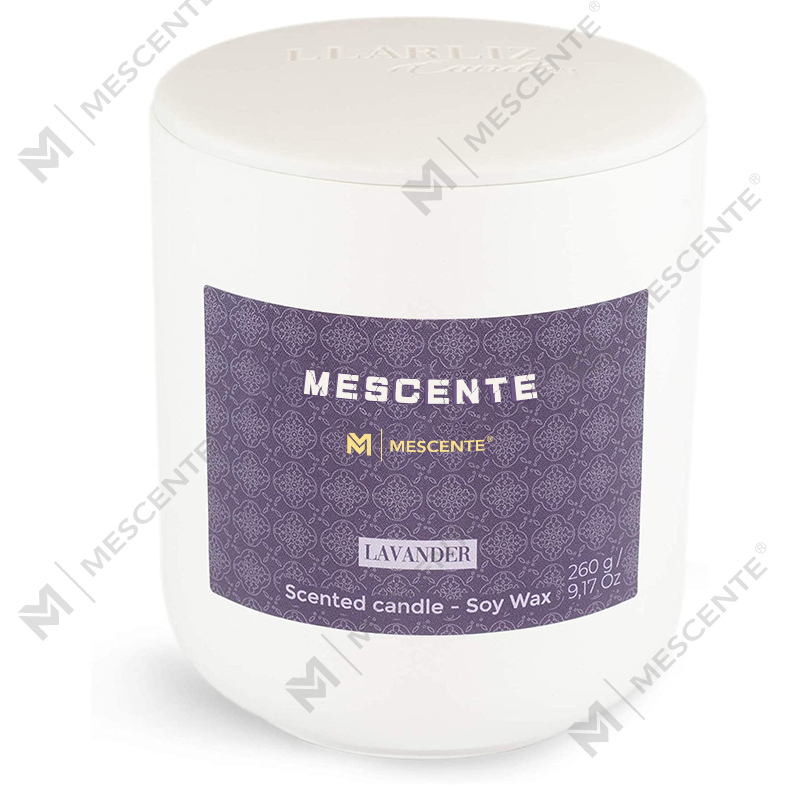 Mini sójové sviečky M&Scent Mason Jar, luxusné balenie mramorová sviečka sójový vosk